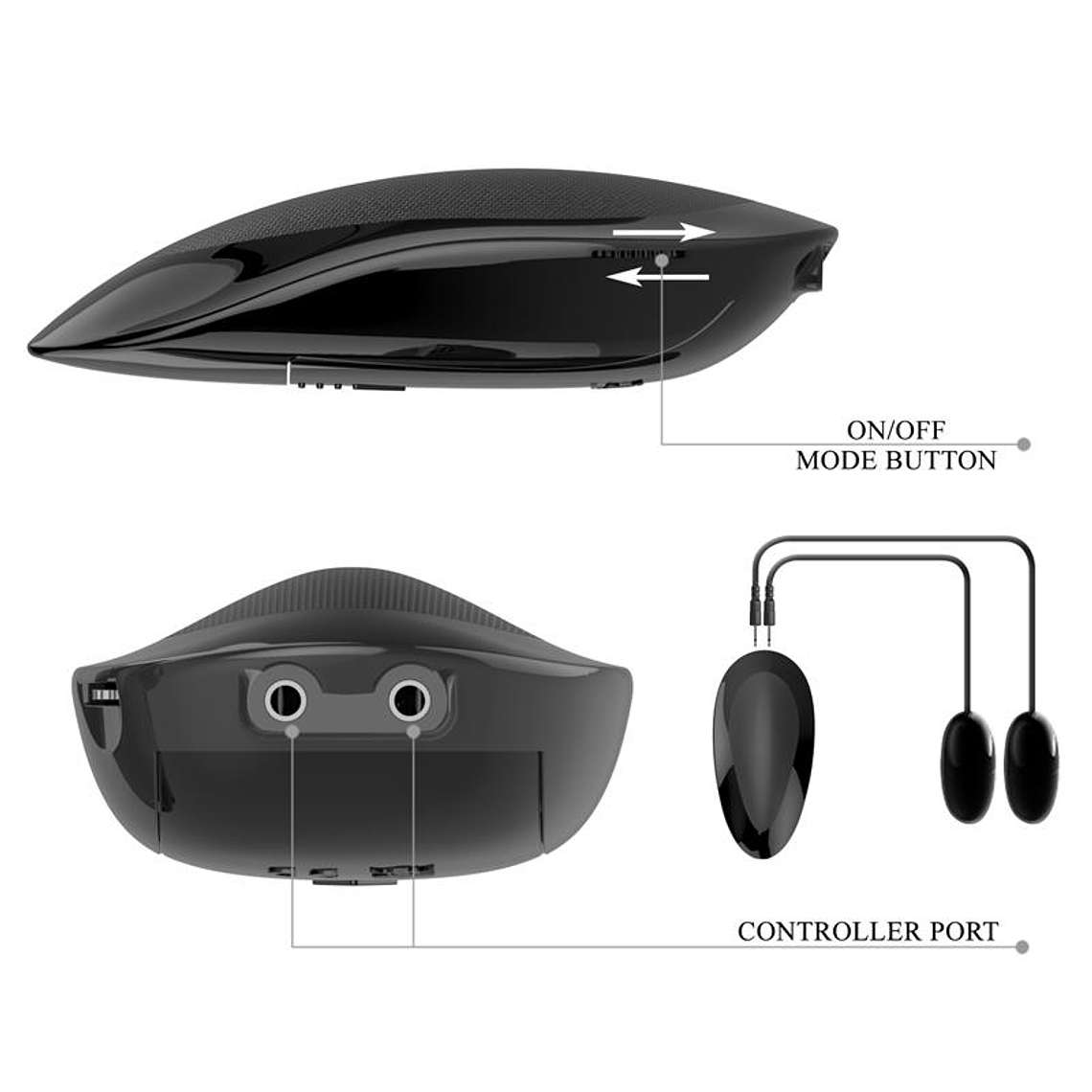 Vibrating Vagina and Ass Masturbator 12