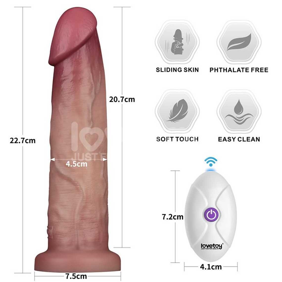 Vibrating Sliding Skin Pro II Silicone 9 21