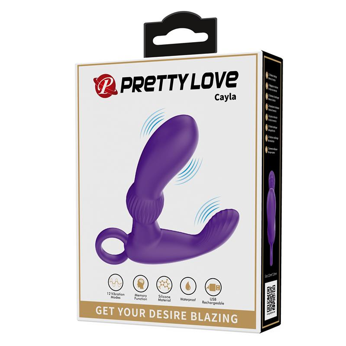Prostate Massager Cayla Pink 10