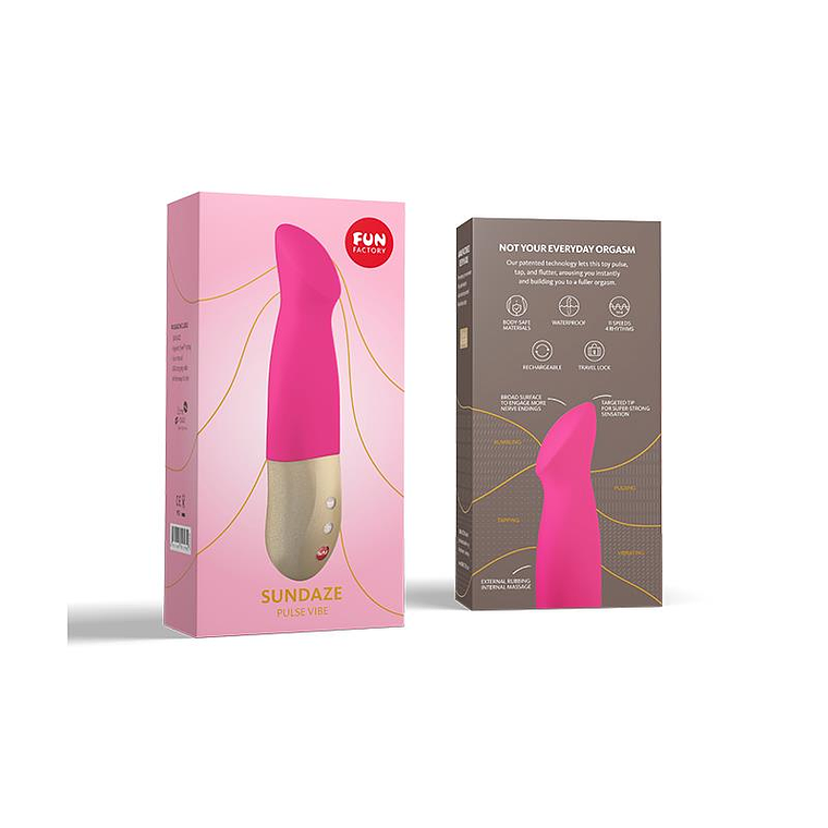 Stimulator with Thurting Sundaze Fuchsia Pink 4