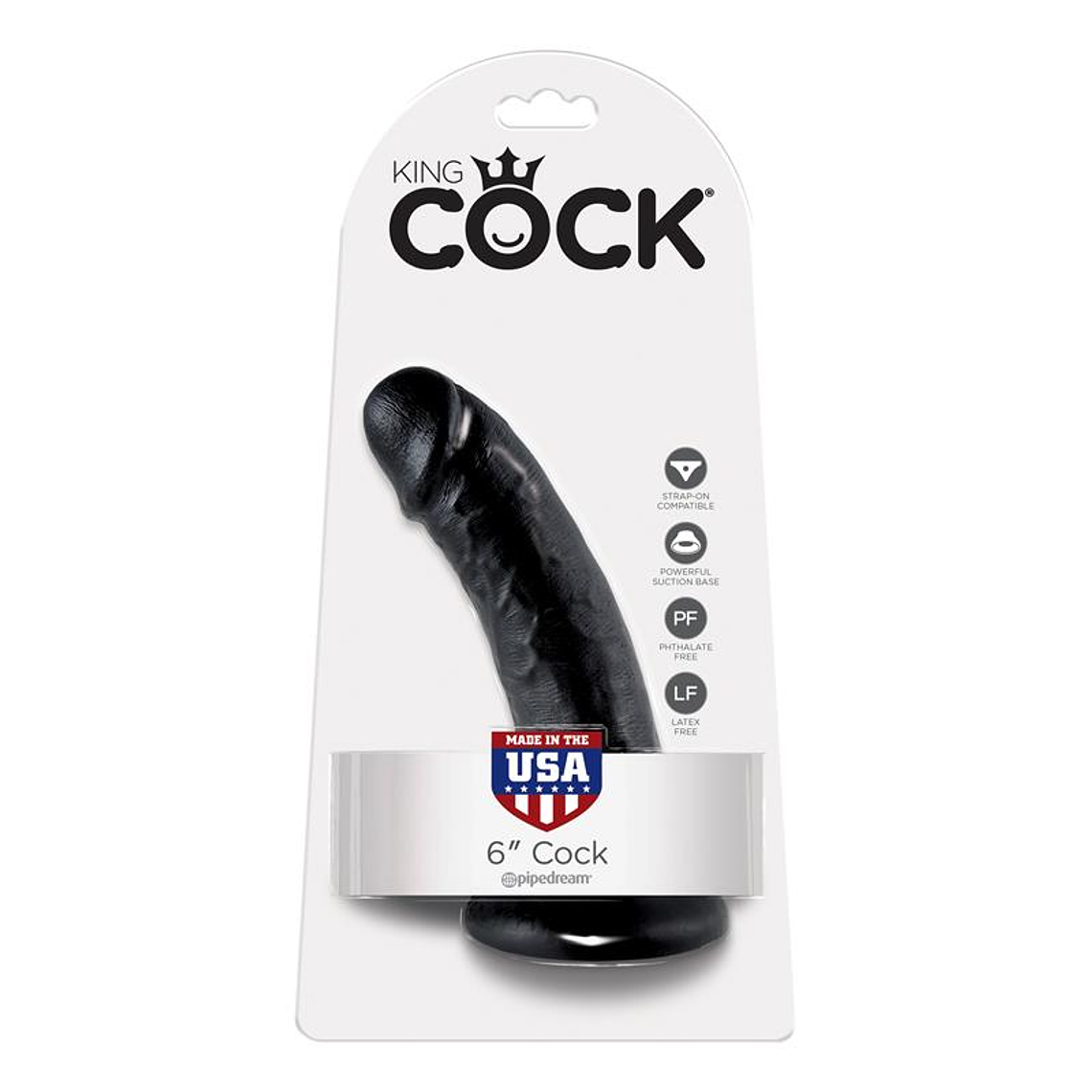 King Cock Dildo 6 - Black 2