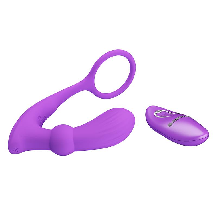 Warren Remote-Controlled Vibrating and Pulsating Anal Plug and Penis Ring 5