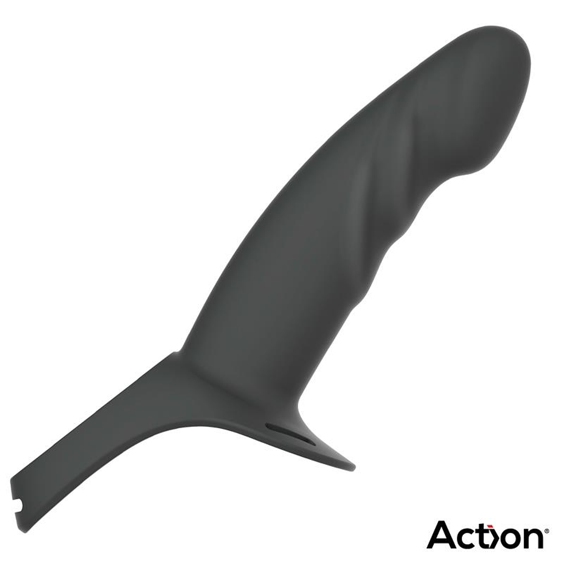 Strap-On with Hollow Dildo Premium Silicone Size S Black 7