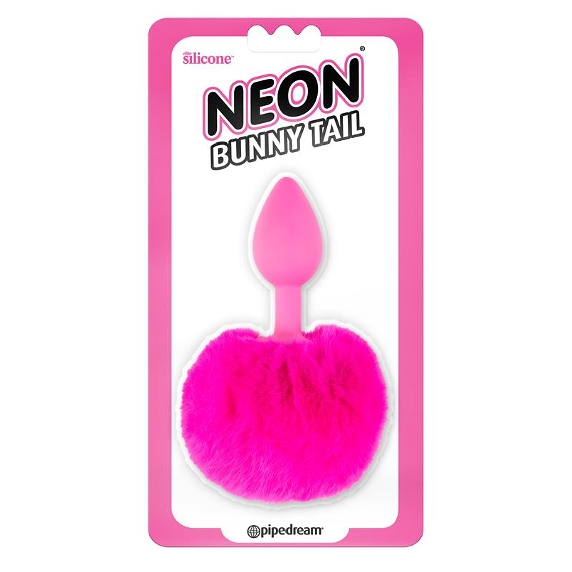 Butt Plug Bunny Tail Pink 2