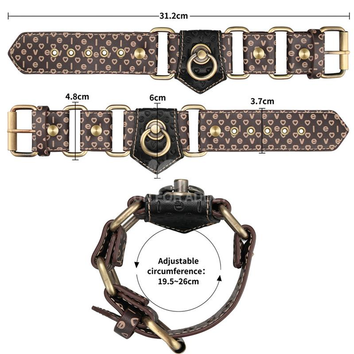 Rebellion Reign Thigh Cuffs Set 18