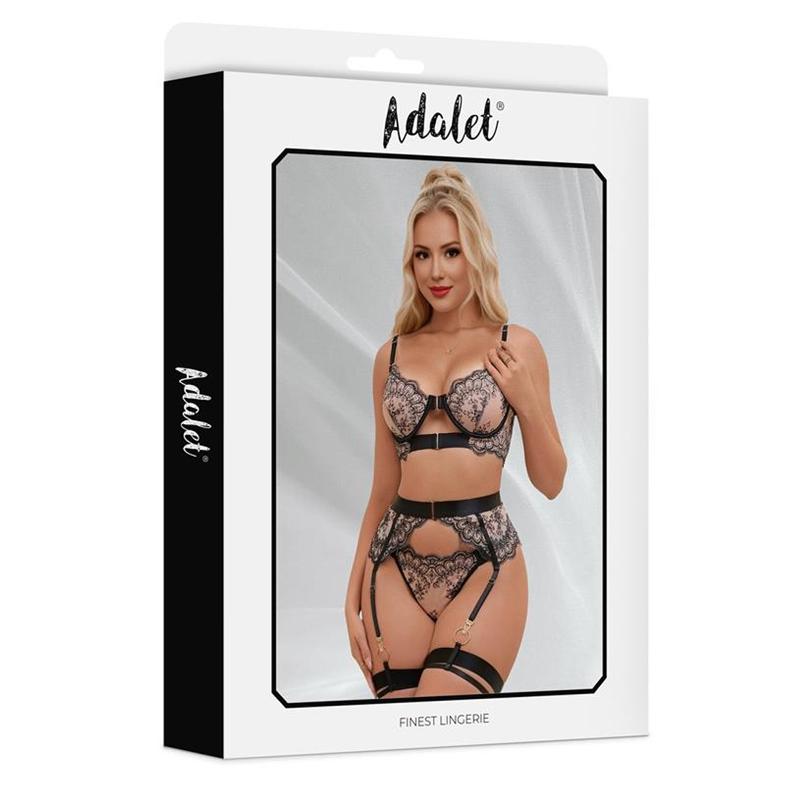 Ximena 4 Pcs Set with Garter Belt 3