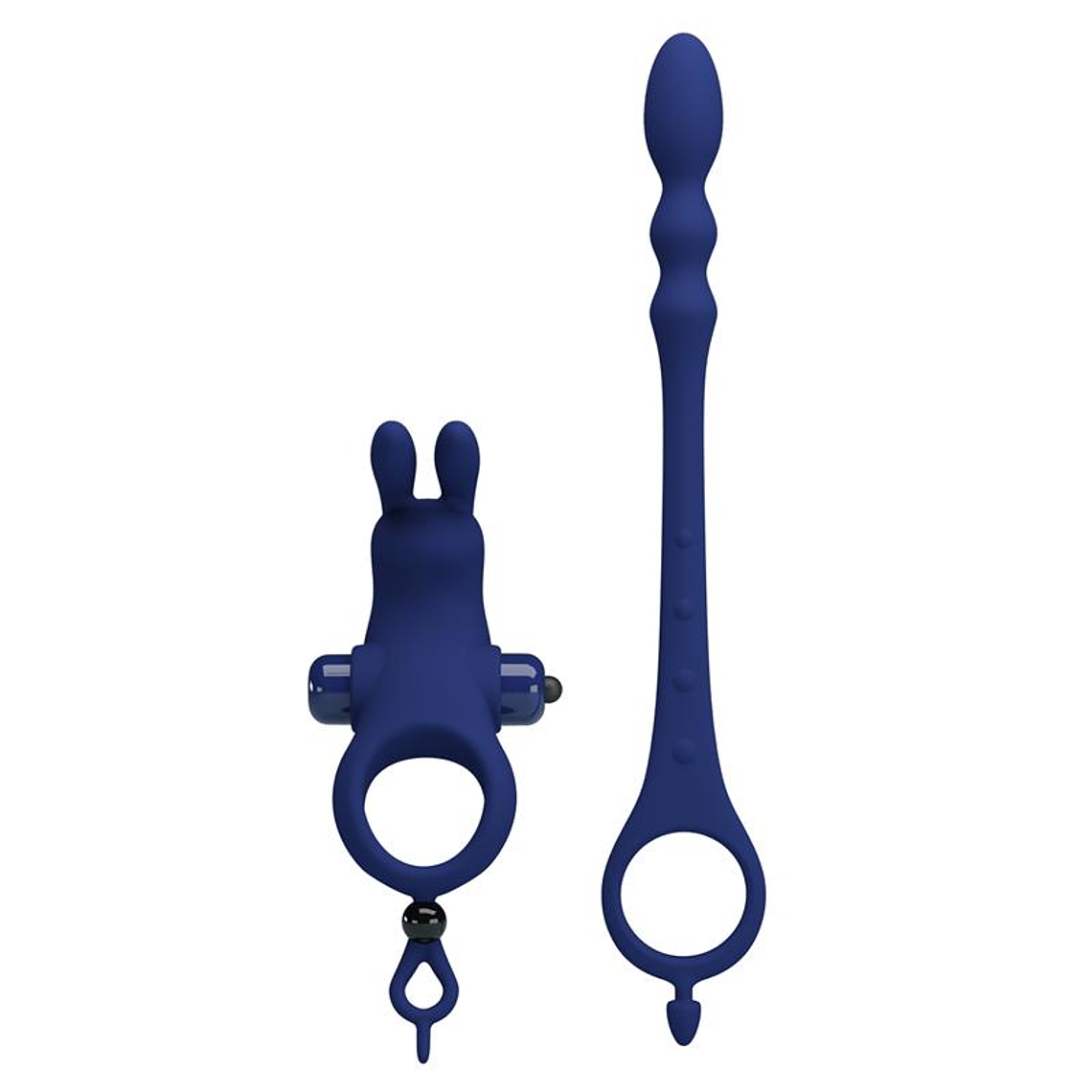 Vibrating Penis Ring with Anal Chain 4