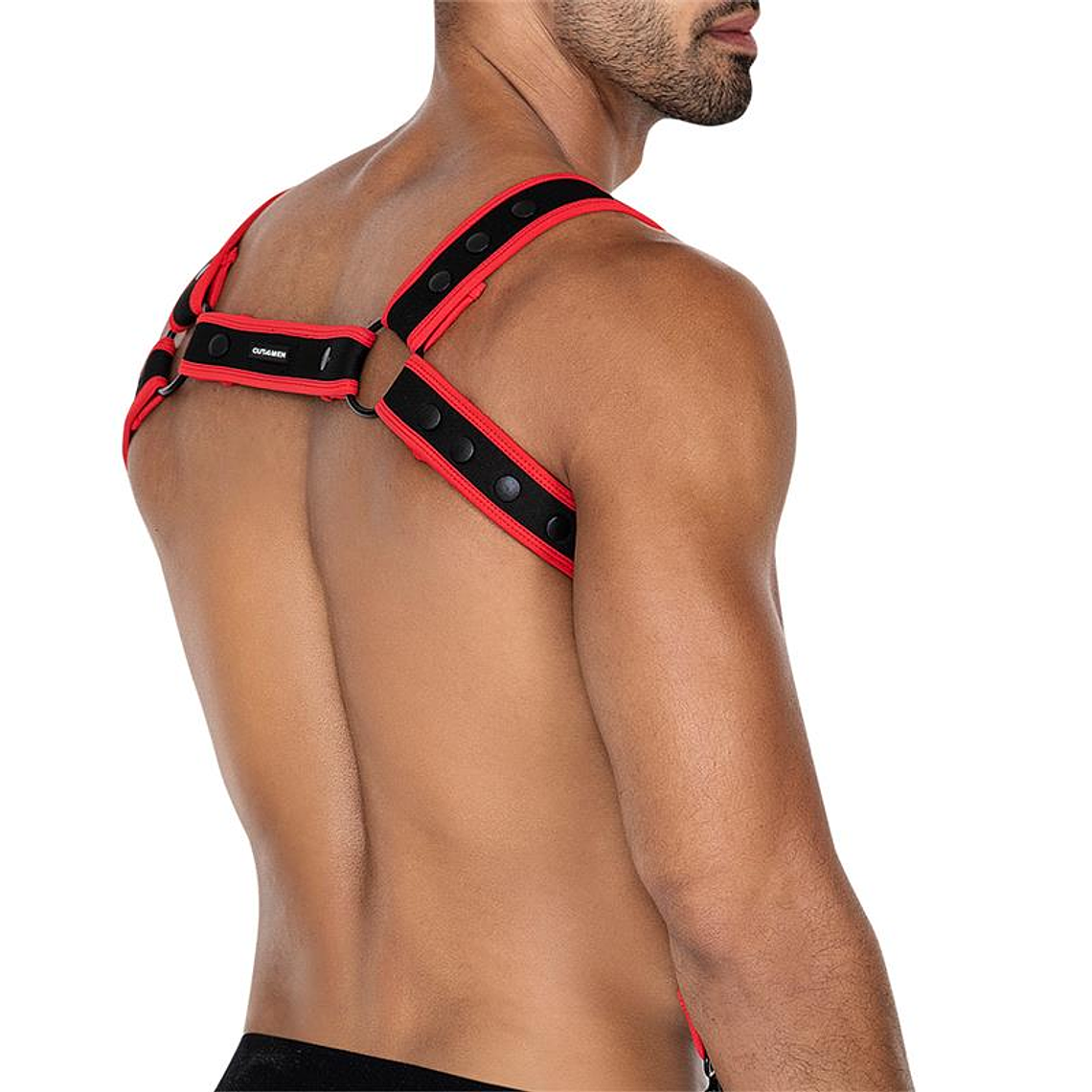H4RNESS05 Chest Harness Neon Red One size 4