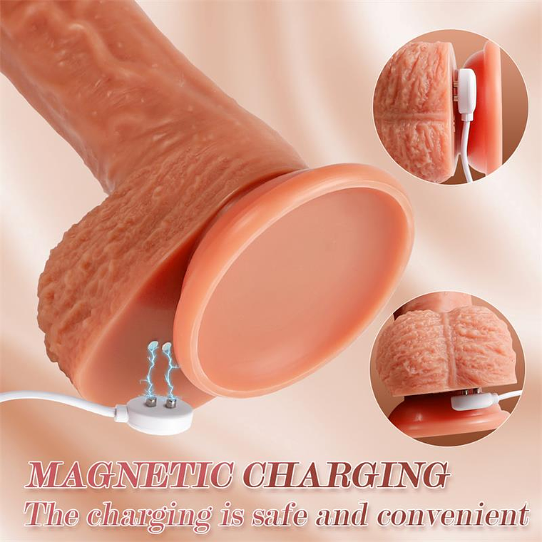 Dean Dildo with Thrusting and Vibrating 8 8