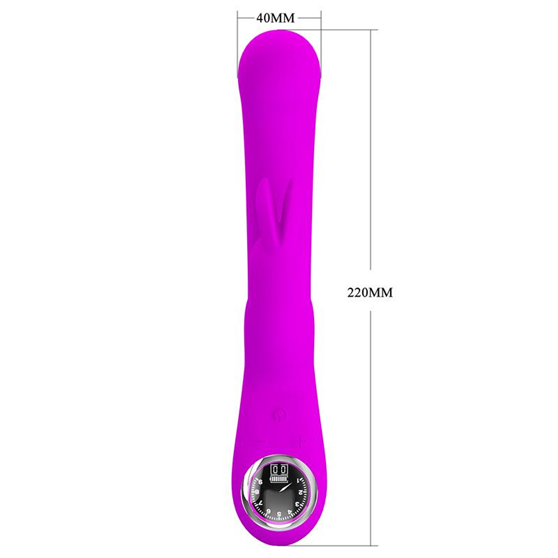 Lamar Vibrator G-Spot Rabbit Violet 11