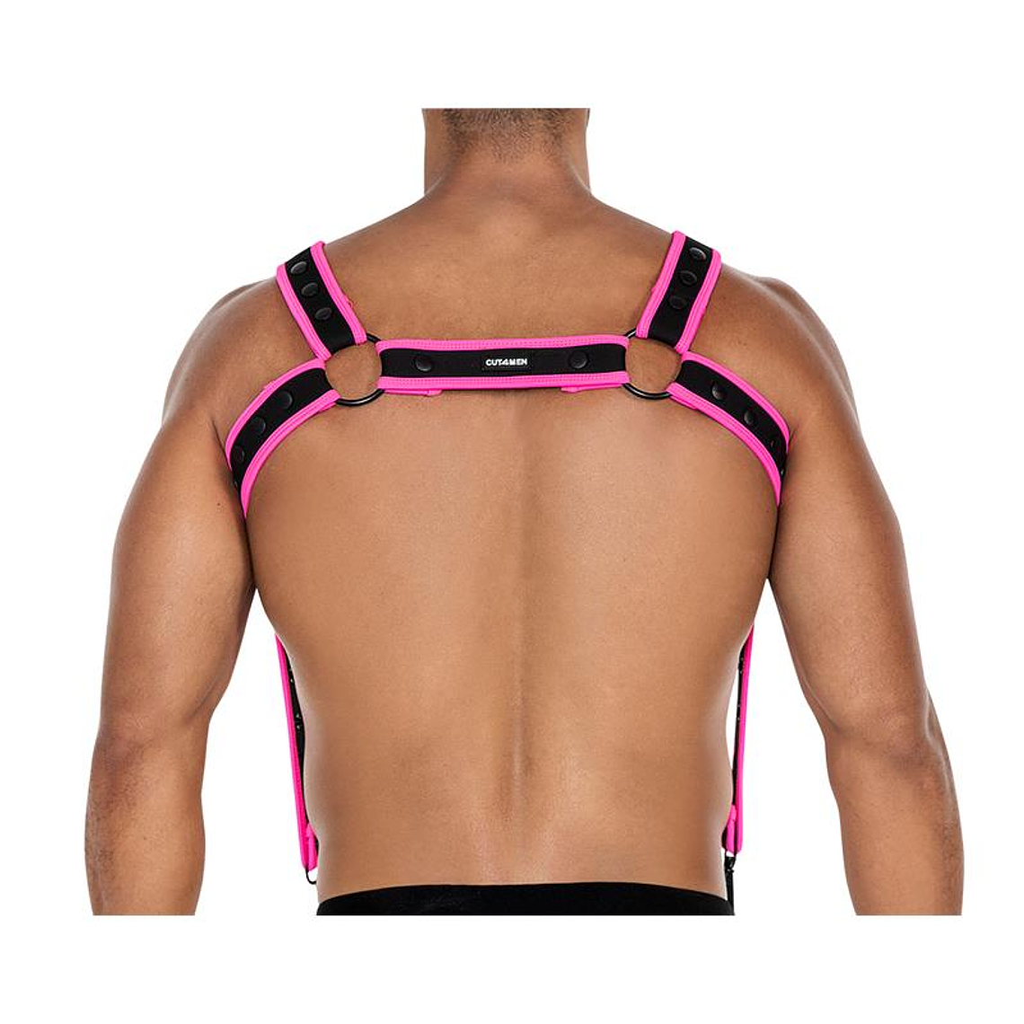 H4RNESS05 Chest Harness Neon HotPink One size 3