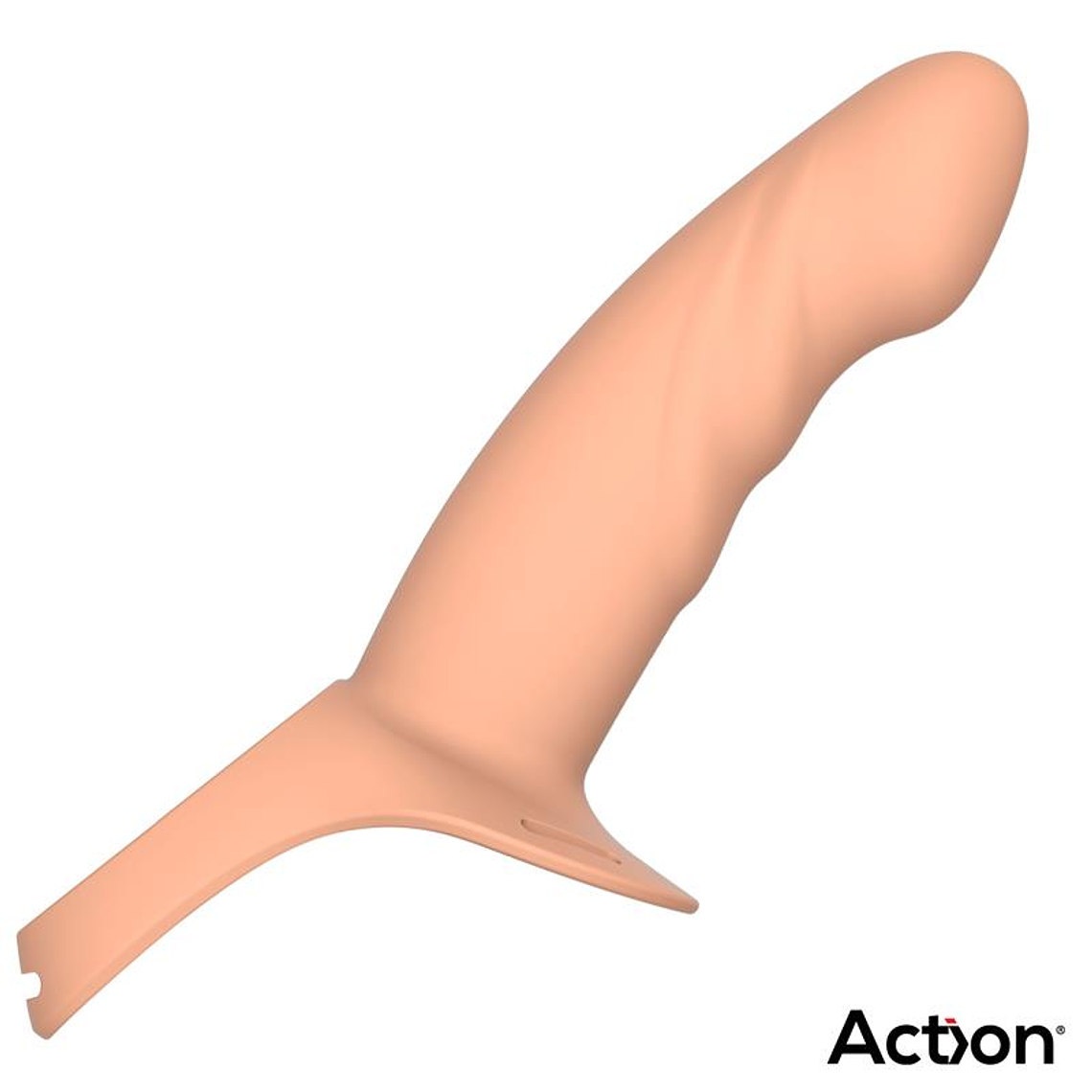 Strap-On with Hollow Dildo Premium Silicone Size S Flesh 7
