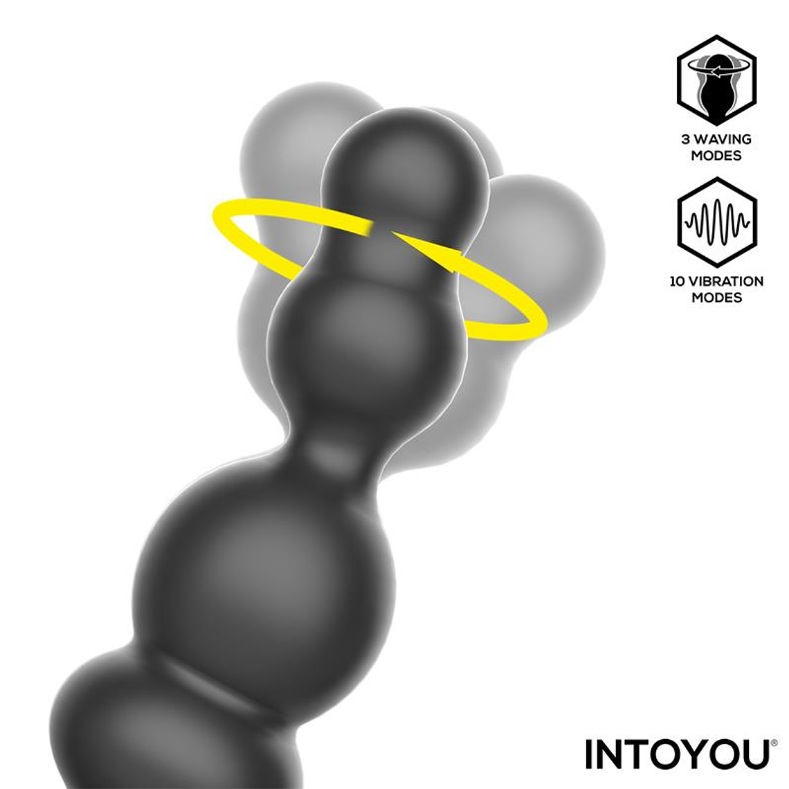 Klark Vibrating and Waving Butt Plug with Remote 4