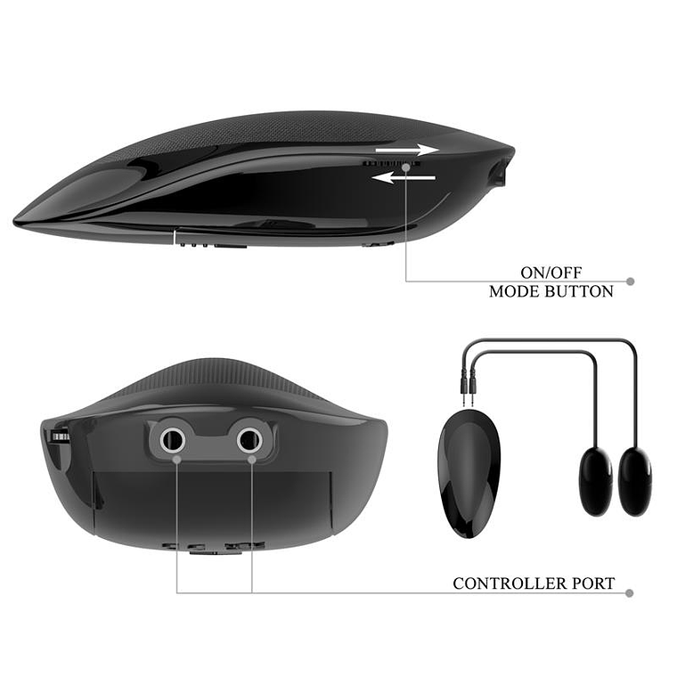 Vibrating Vagina and Ass Masturbator 7