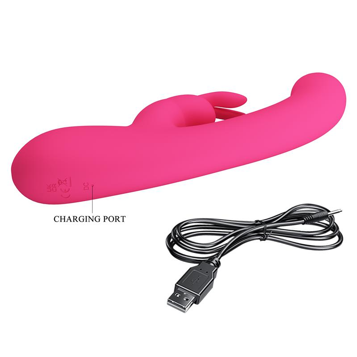 Lamar Vibrator G-Spot Rabbit Pink 9