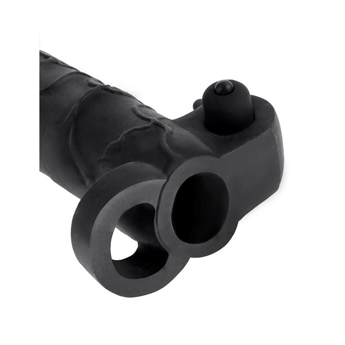 Fantasy X-tensions  Vibrating Real Feel Extension 5,1 cm - Black 3