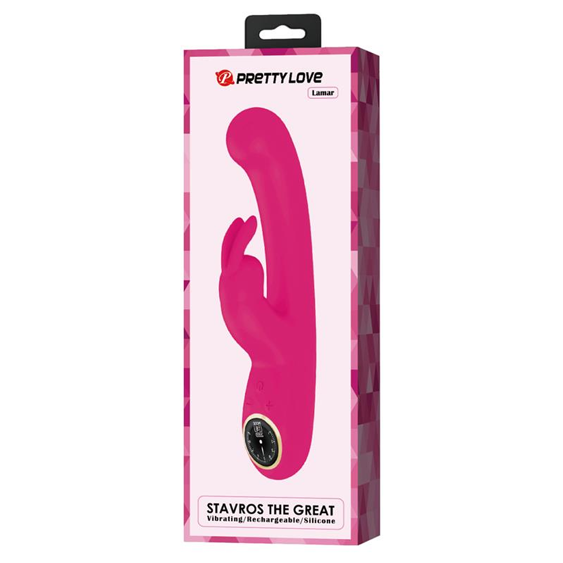 Lamar Vibrator G-Spot Rabbit Pink 11