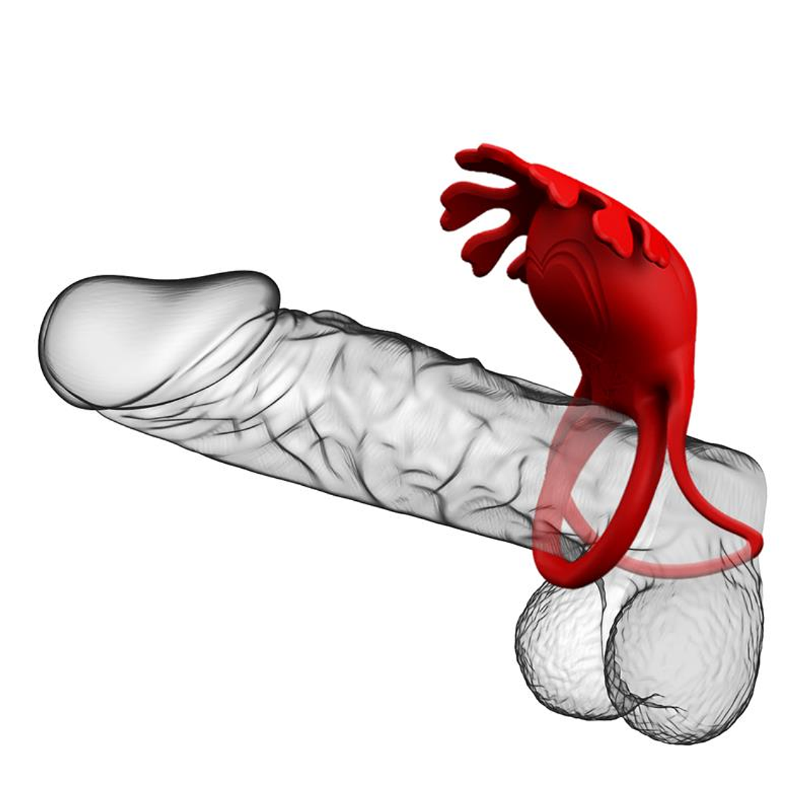 Ruben Vibrating Penis Ring USB 2