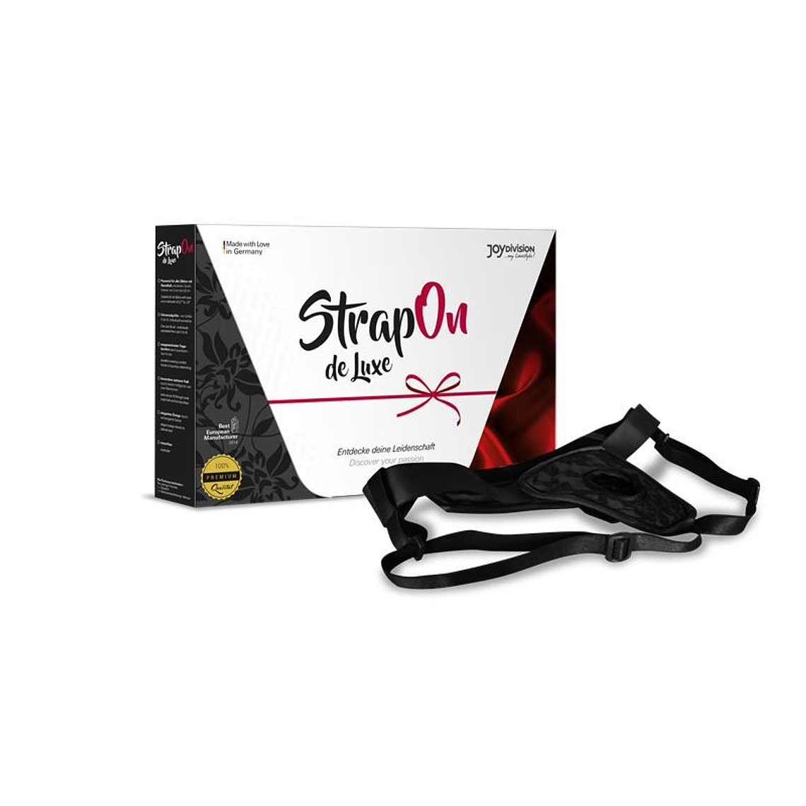 Strap On de Luxe Black Without Back S - XL 2