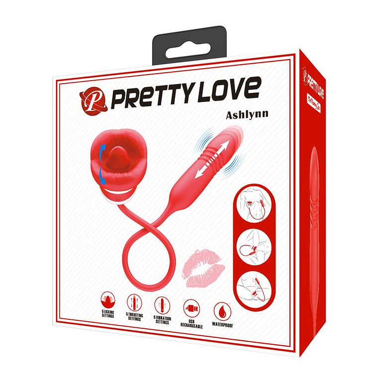 Mouth Vibrator with Licking and Thrusting Ashlyn 9