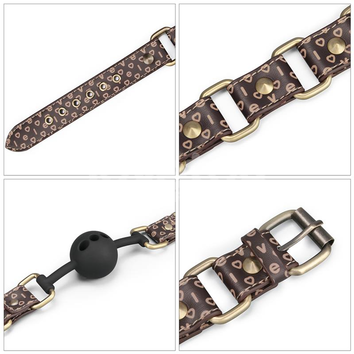 Rebellion Reign Breathable Silicone Ball Gag 11