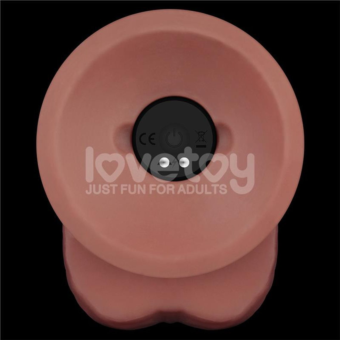 Dual Density Dildo with Vibration 9 12