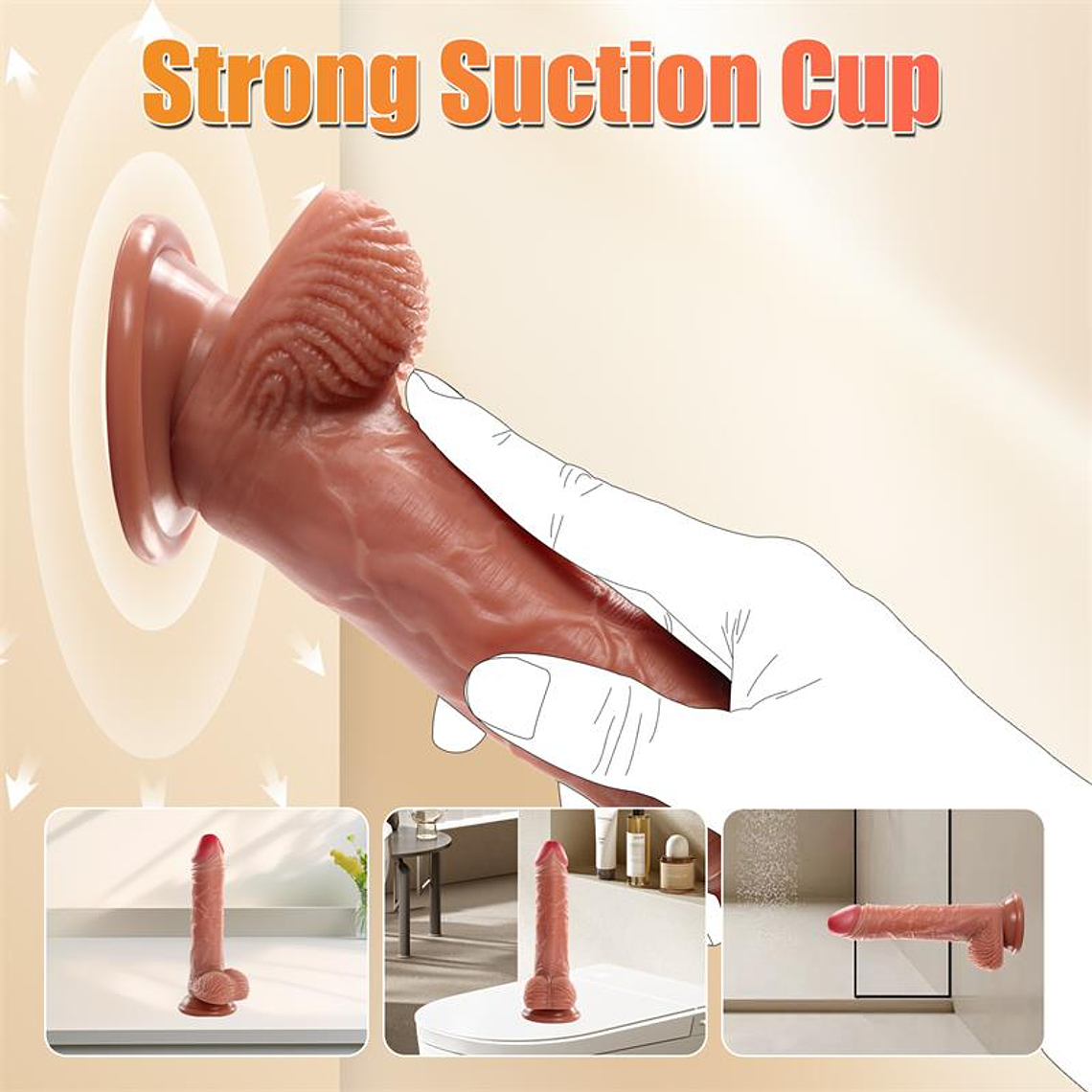 Marvin Dildo with Thrusting and Vibratiion 8.07 6