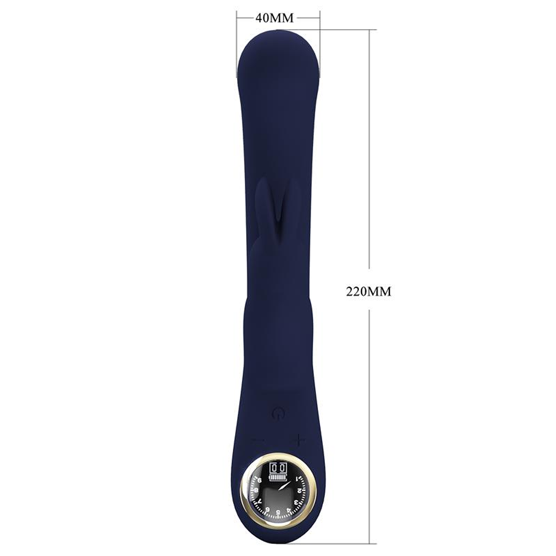 Lamar Vibrator G-Spot Rabbit Dark Blue 11
