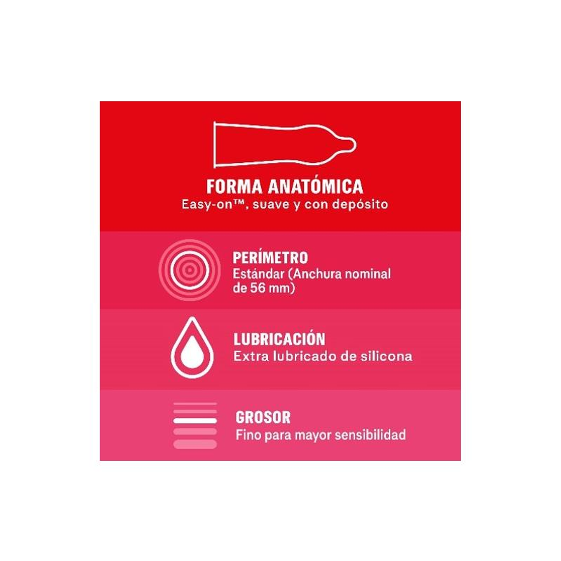 Condoms Sensitivo Suave 3ud 3