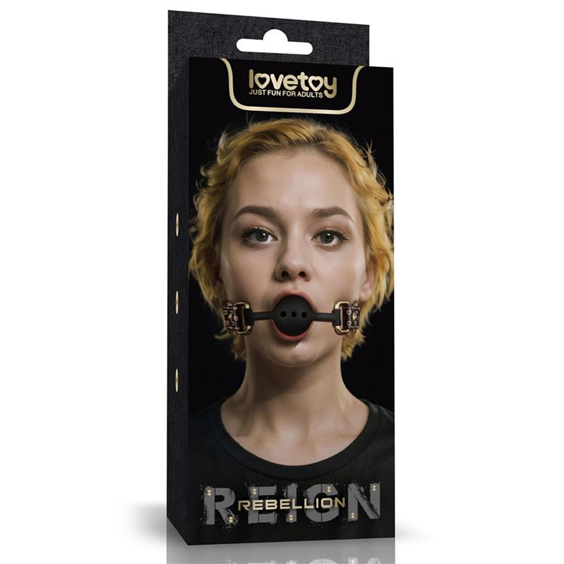 Rebellion Reign Breathable Silicone Ball Gag 14