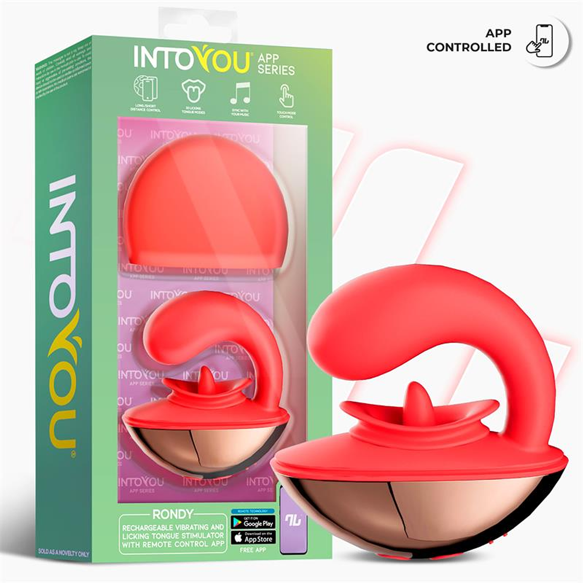 Rondy Vibrating and Licking Tongue Stimulator with App 2