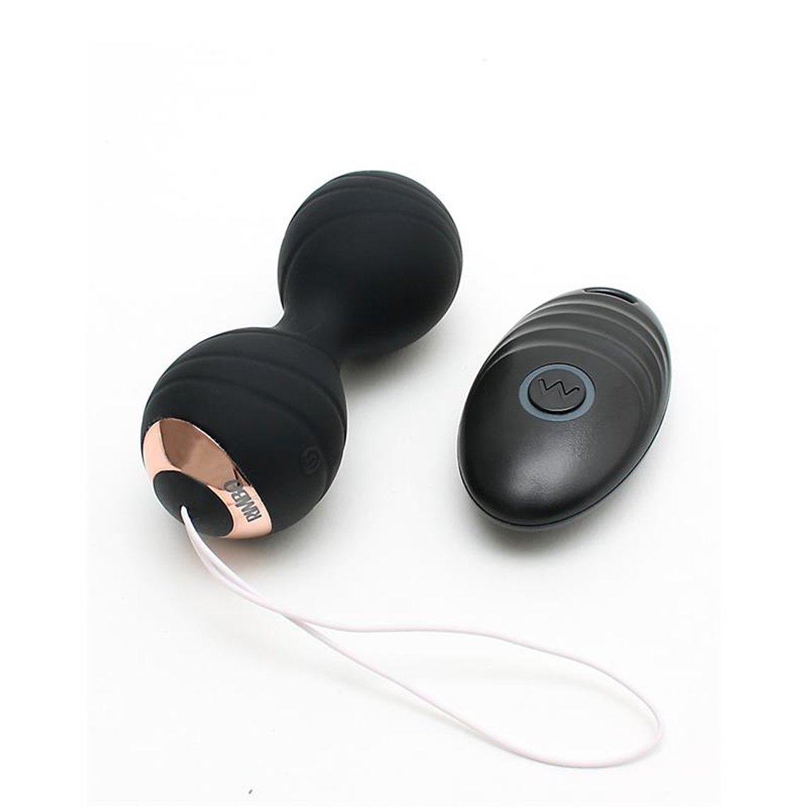 Vibrating Kegel Balls with Remote Control Cannes Black 2