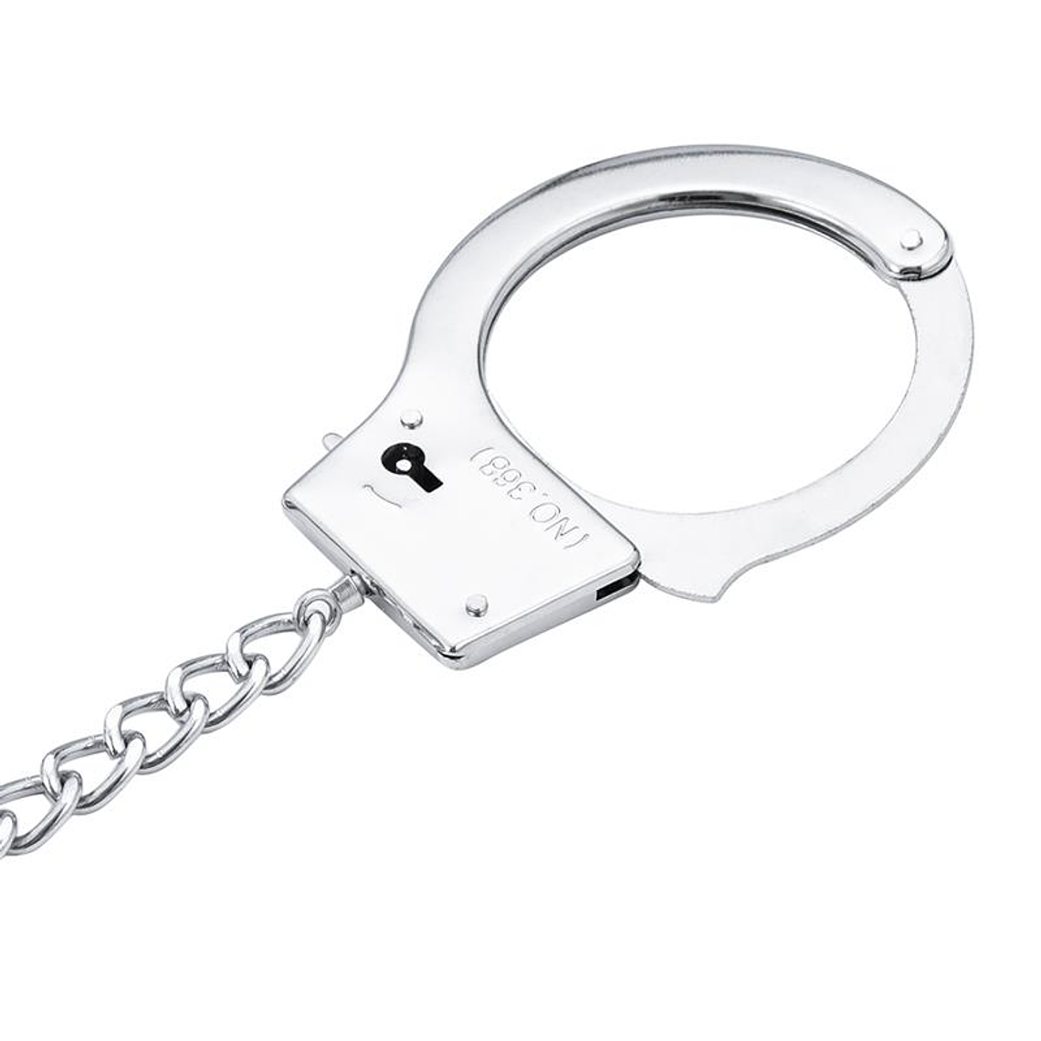 Metal Hand Cuffs with Anal Plug 6