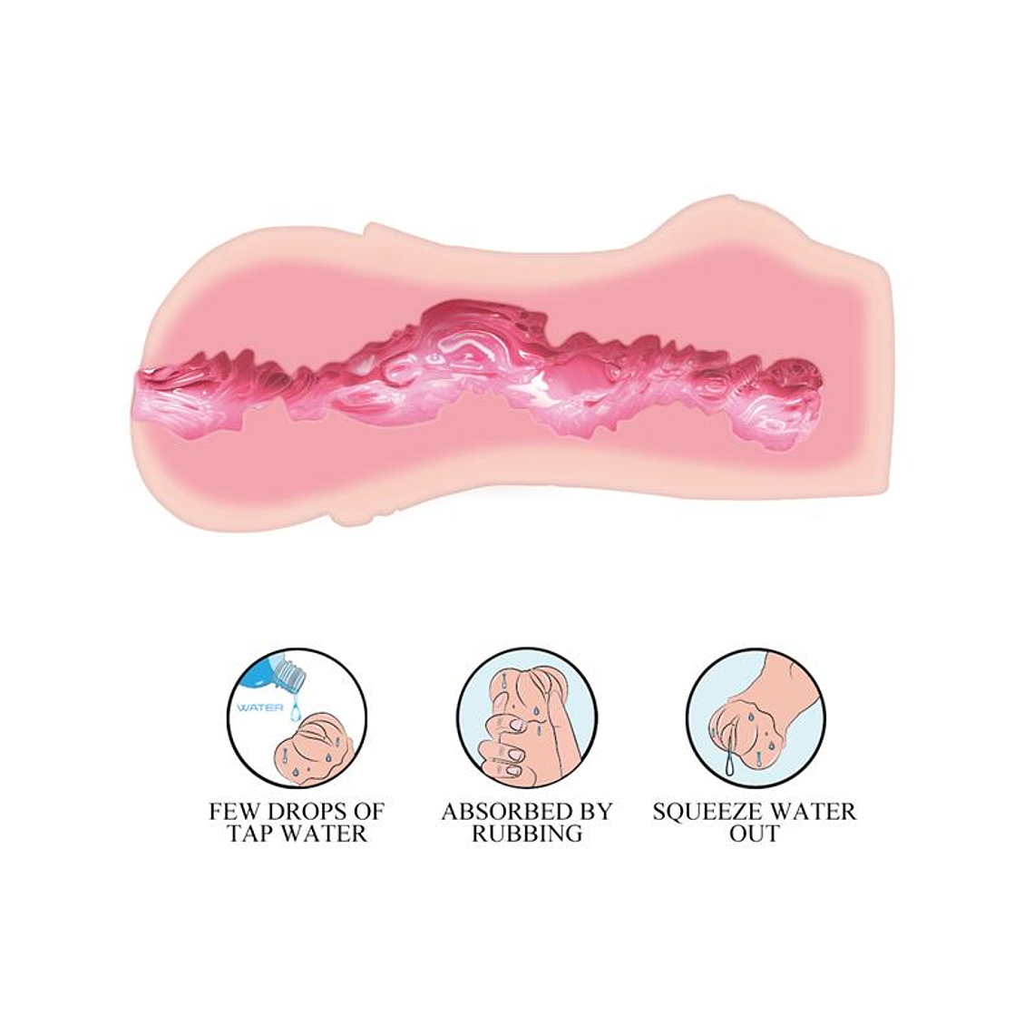 Body Vagina Masturbator Water Skin 5