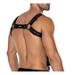 H4RNESS05 Chest Harness Neon Black One Size - Thumbnail 4