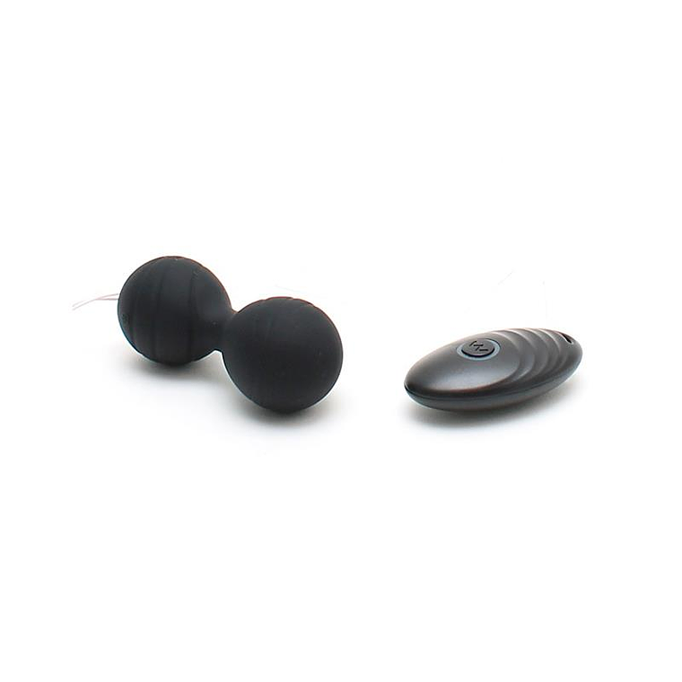 Vibrating Kegel Balls with Remote Control Cannes Black 3