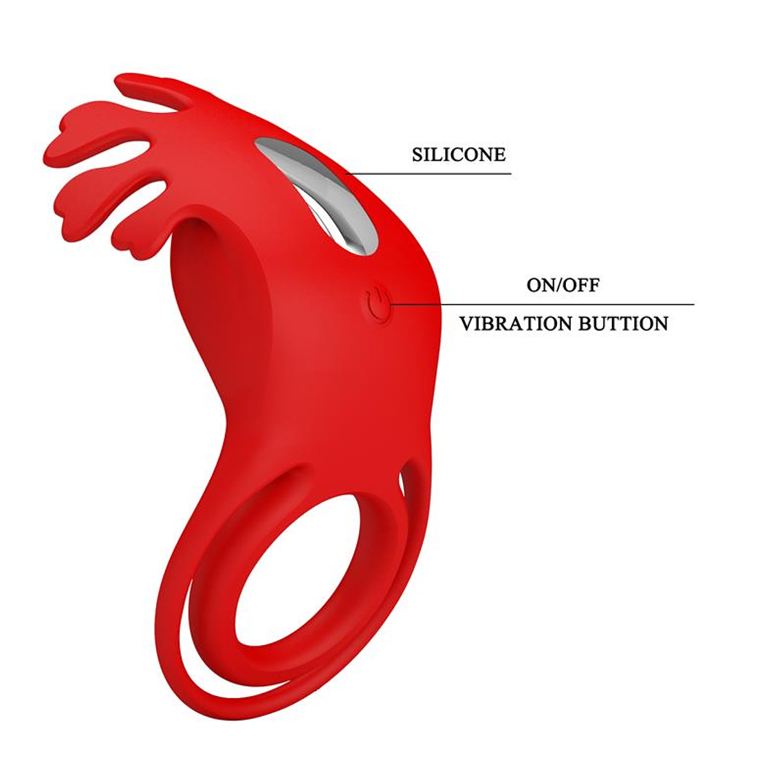 Ruben Vibrating Penis Ring USB 8
