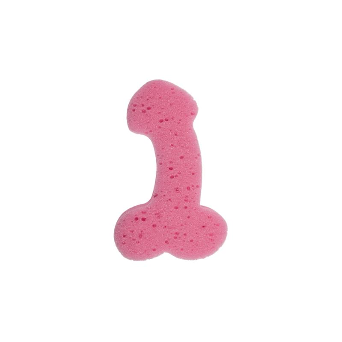 Penis Shaped Bath Sponge Pink 1