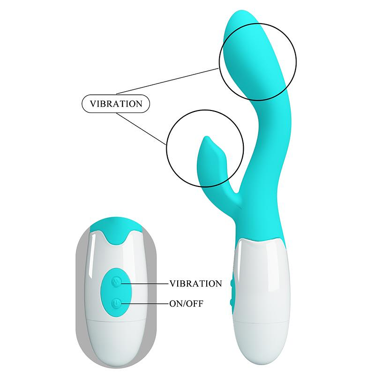 Vibrator Brighty 30 functions Blue 7