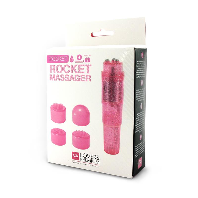 Pocket Rocket Massager Pink 4