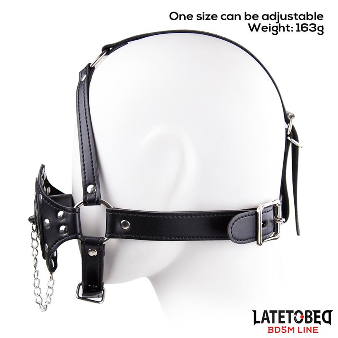 Face Harness Strap Toilet Lid Gag Adjustable 8