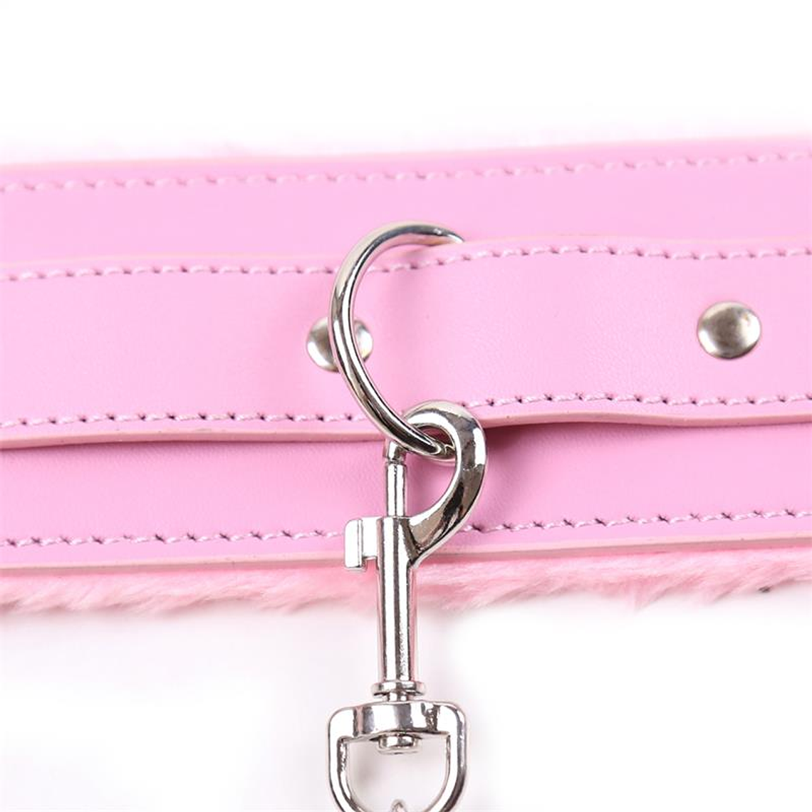 Collar with Leash Pastel Pink 5