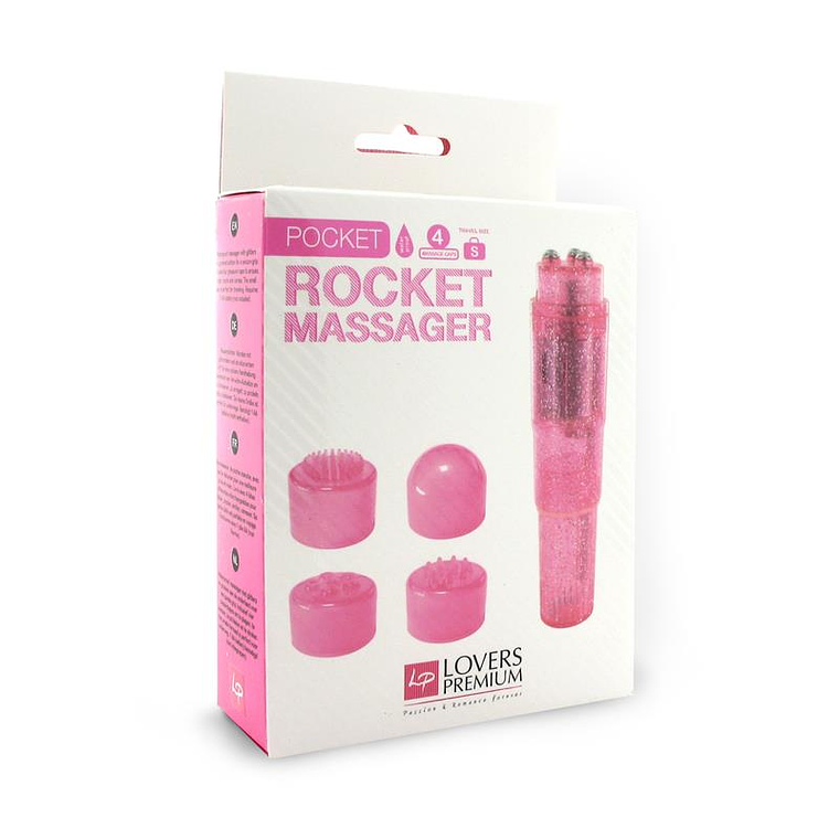 Pocket Rocket Massager Pink 5
