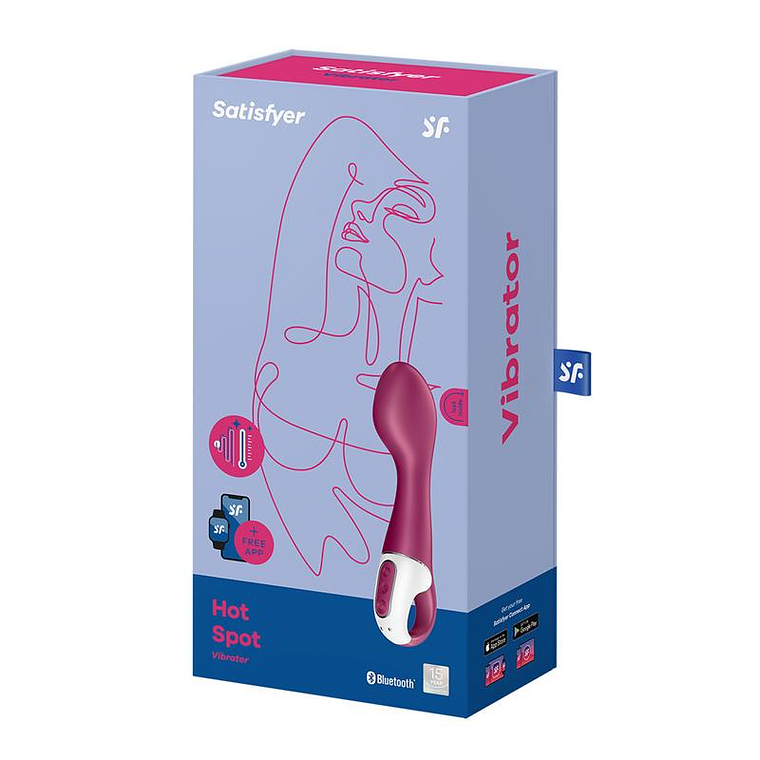 Hot Spot Vibe with Heat Function G-Spot USB Silicone 6