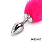 Anal plug with tail Hot Pink 40 cm - Thumbnail 9