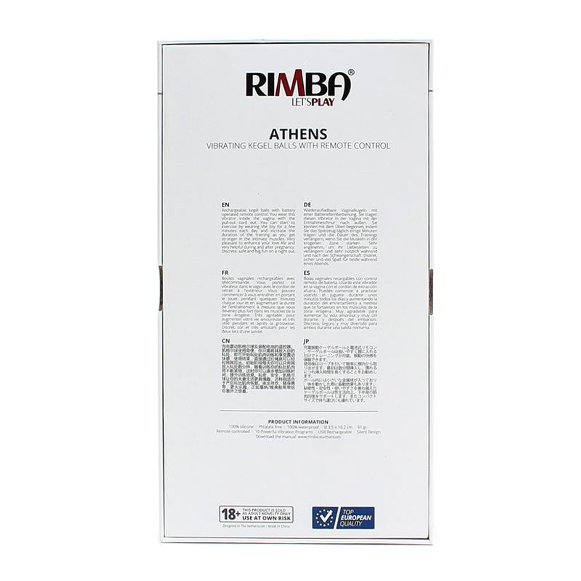 Vibrating Kegel Balls with Remote Control Athens Black 5