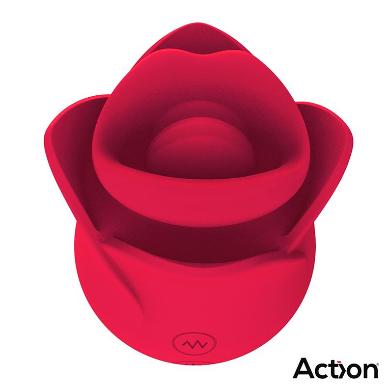 Meryl Vibe Stimulator Rose Shaped with Tongue 2 Motors 3