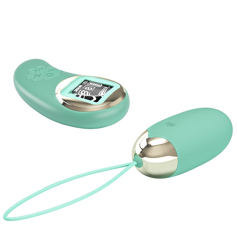 Mina Vibrating Egg with Digital Screen remote control green 4