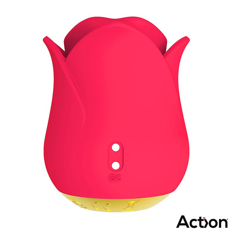 Meryl Vibe Stimulator Rose Shaped with Tongue 2 Motors 5