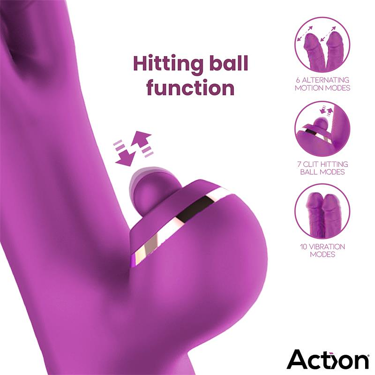 Nico Vibe with Clit Hitting Ball and Alternating Dildos 4